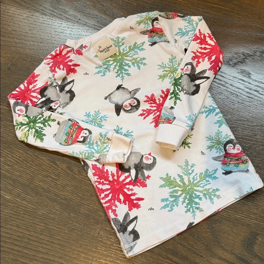 Burt's Bees Baby Cozy Penguin PJ Set | 3T